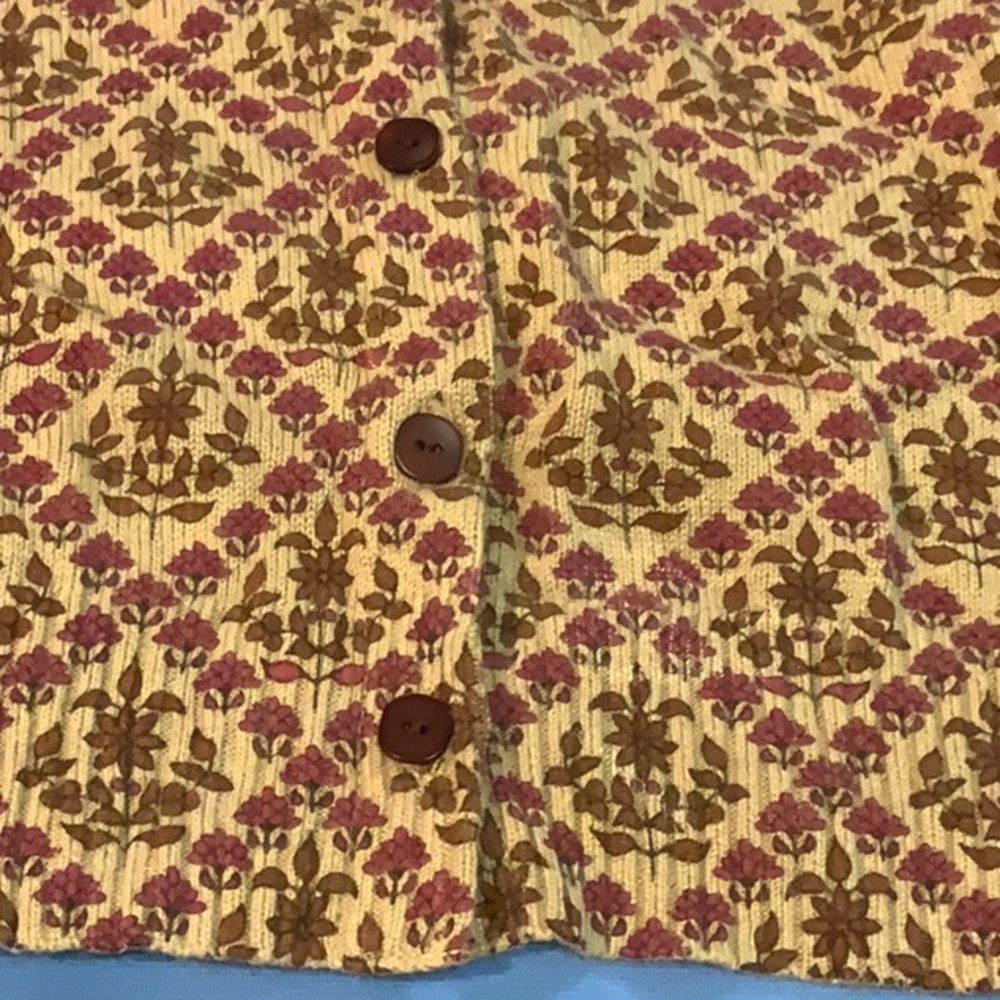 Beautiful FOSSIL Authentic Jeans Brand Sz M Ladies Fall Sweater Long Sleeve Z46 - Picture 4 of 6